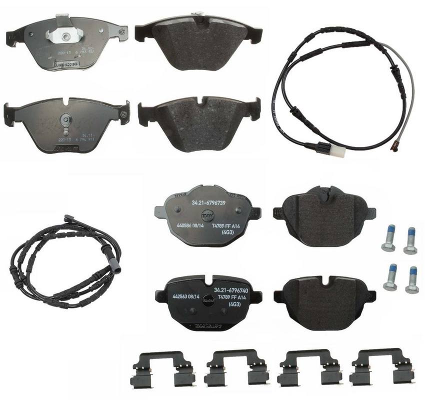 BMW Disc Brakes Kit - Pads Front and Rear